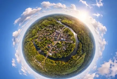 360 Drone photography