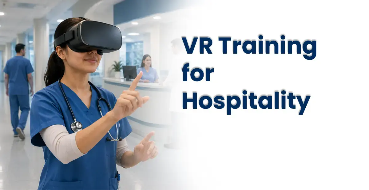 hotel-vr-guest-service-simulation.webp" alt="Frontline hotel receptionist practicing guest de-escalation training inside a virtual reality environment